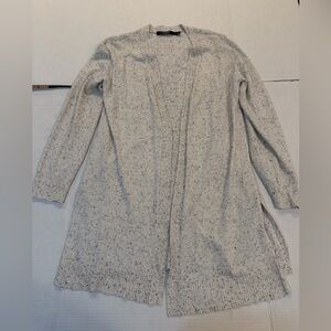 Ralph Lauren Cream Speckled Open-Front Women's Cardigan